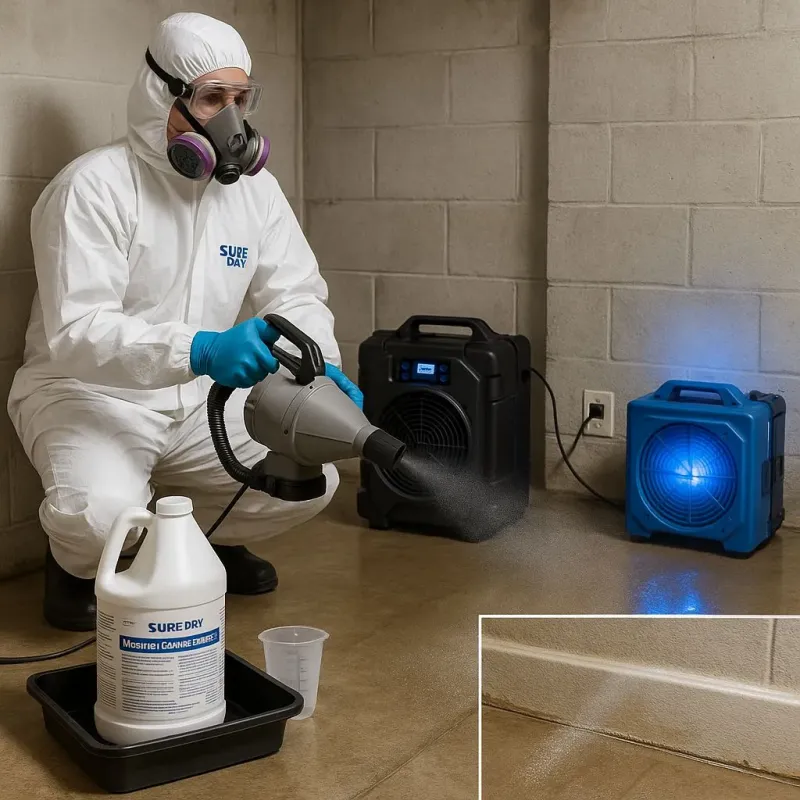 Sanitization and Odor Removal process in Warren County, NJ